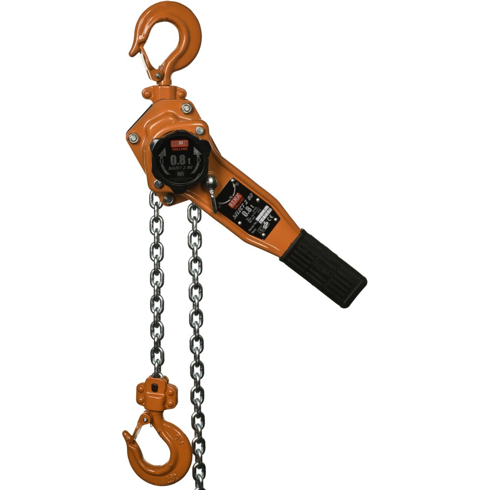 Select 2 OD lever hoist (with overload device) REMA